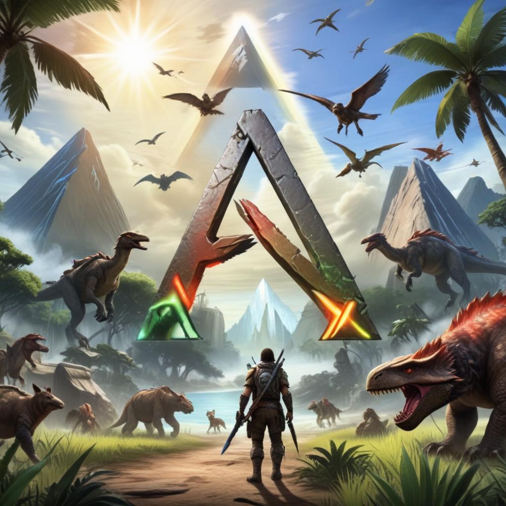 ark: survival evolved (2017) game icons banners