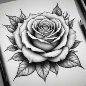 drawing:kkbuebxxlzy= rose